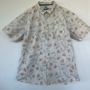 VISSLA Cream Floral Men's Casual Shirt